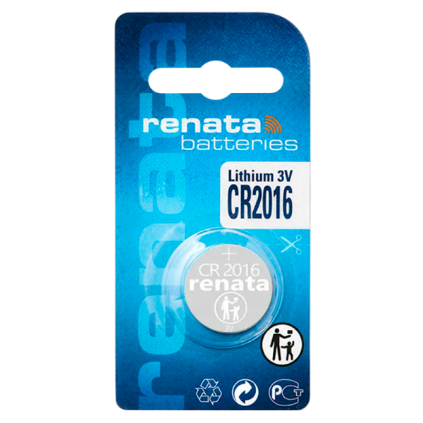 *Батарейка Renata CR2016 BL1 Lithium 3V (10/300/2400) 