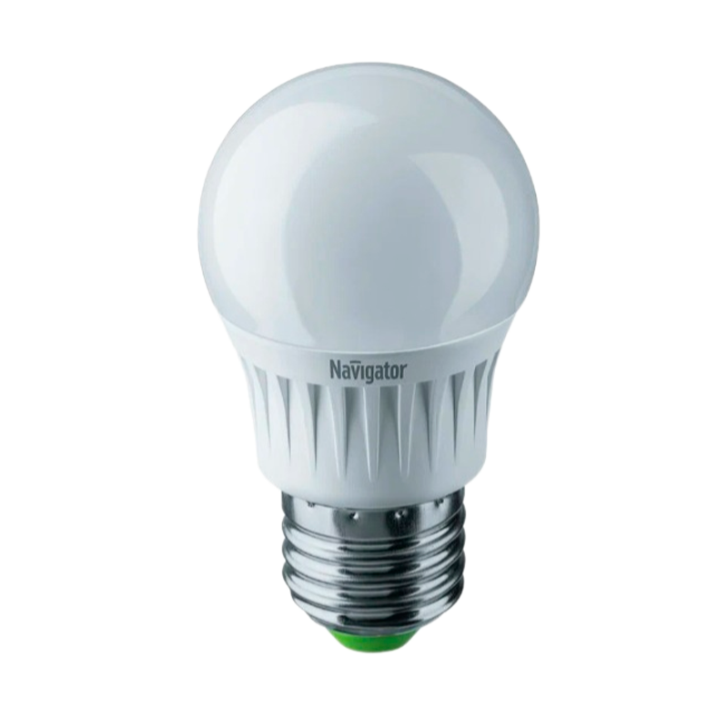 Лампа светодиодная Navigator G45 E14 9W 2700К 220-240V шар (1/10/100)