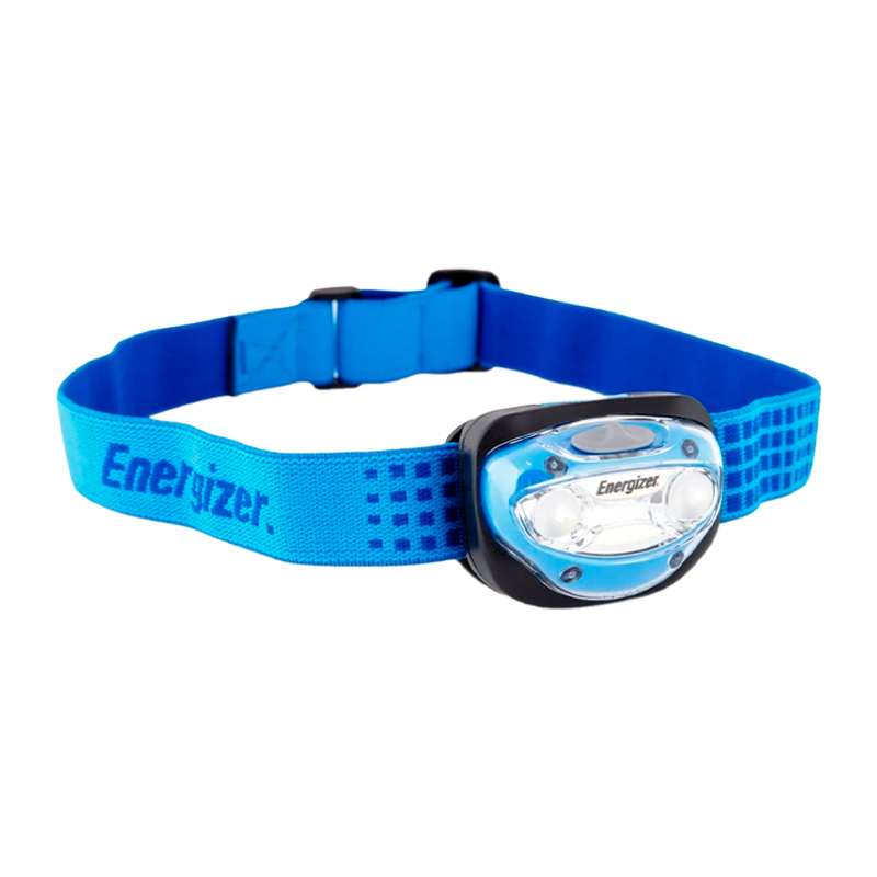 Фонарь налобный Energizer Vision Headlight 1LED от батареек 2 режима синий