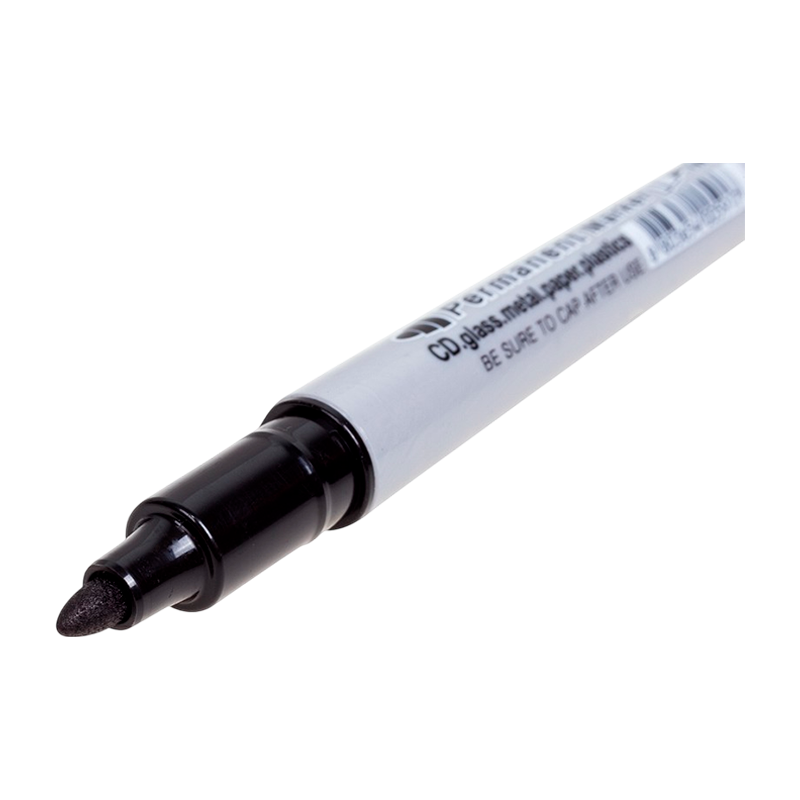 Маркер перманентный Crown Multi Twin P-800W 2.0/1.0 мм двусторонний черный (1/12/1152)