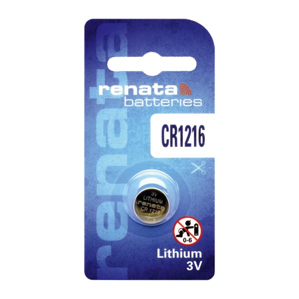 Батарейка Renata CR1216 BL1 Lithium 3V (10/300/2400)