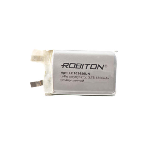 Аккумулятор ROBITON LP103450UN 3.7В 1850мАч без защиты PK1