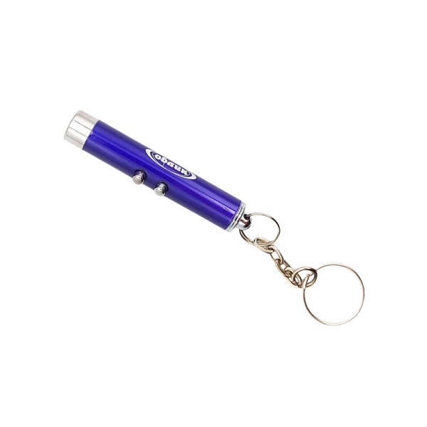 Фонарь брелок Облик 8006 1LED лазерная указка ассорти (1/24/288)