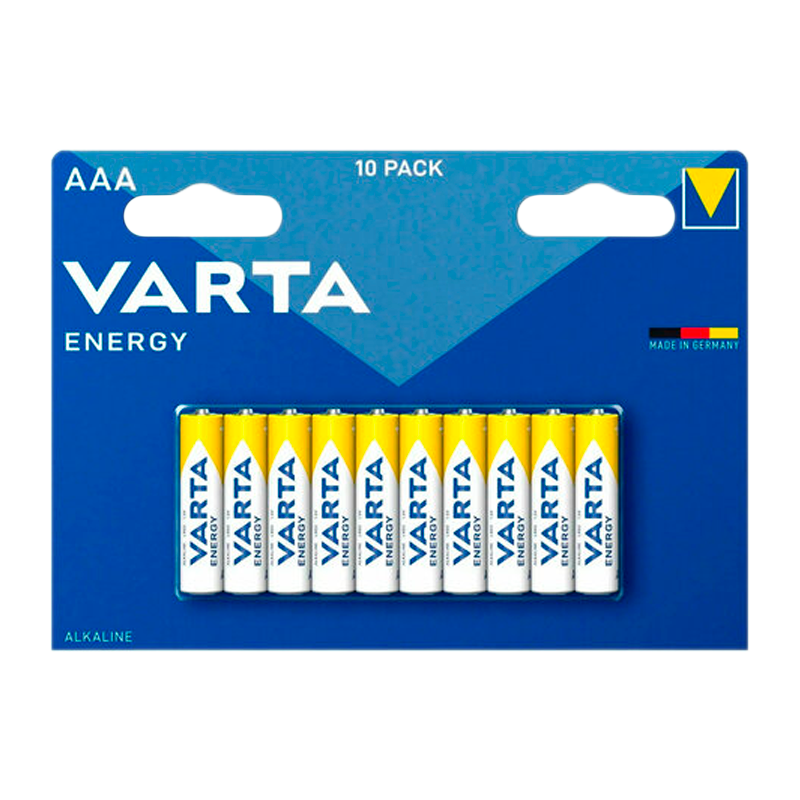 Батарейка Varta ENERGY LR03 AAA BL10 Alkaline 1.5V (4103) (10/200)
