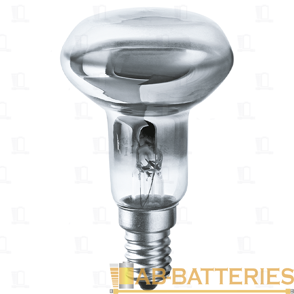 Лампа накаливания зеркальная Navigator E14 60W 230V рефлектор (1/10/100)