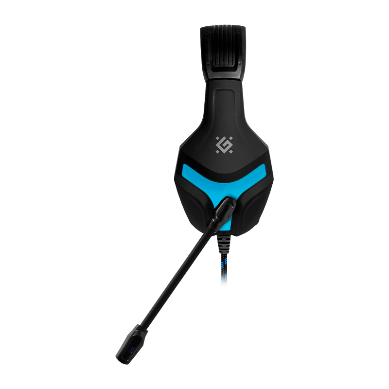Наушники полноразмерные Defender Scrapper 500 с микр. игровые черный синий (1/16)
