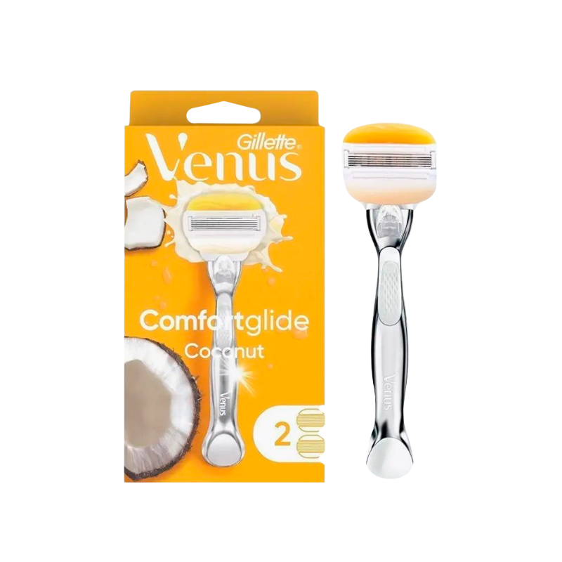 Бритва Gillette Venus&OLAY Coconut 5 лезвий 2 кассеты (1/10)