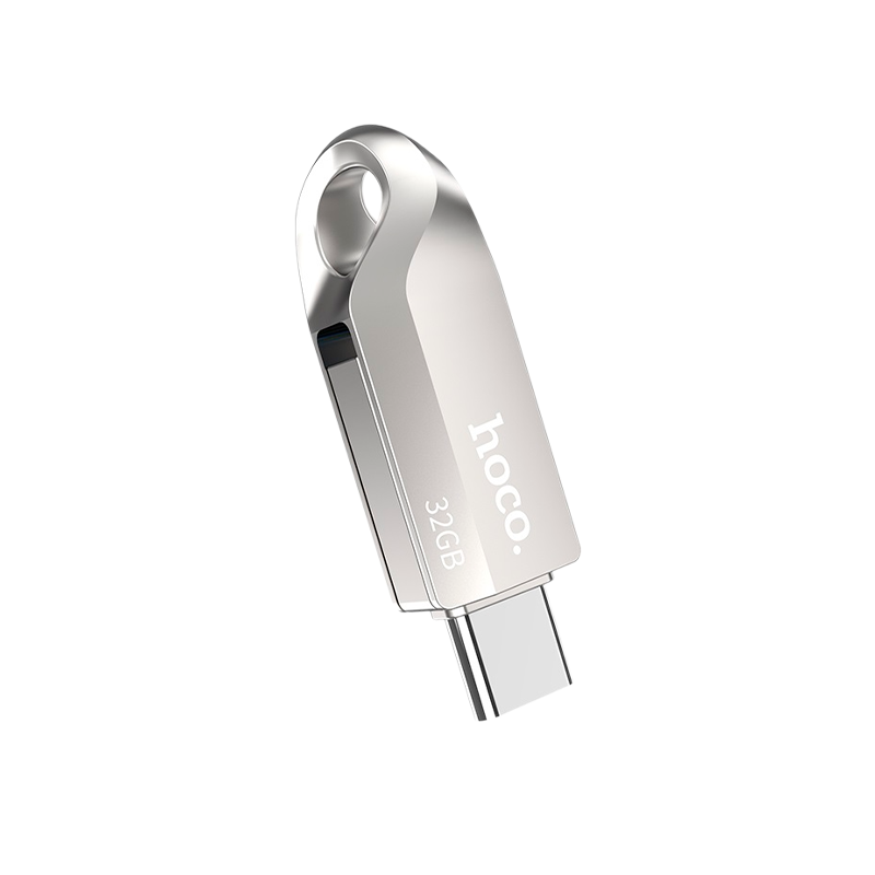 Флеш-накопитель HOCO UD8 32GB USB3.0 Type-C (m) металл серебряный (1/50)