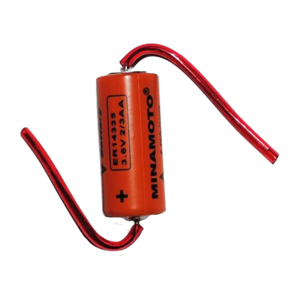 Батарейка Minamoto 14335 2/3AA Shrink 1 Li-SOCl2 3.6V 1650mAh с выводами (1/100)