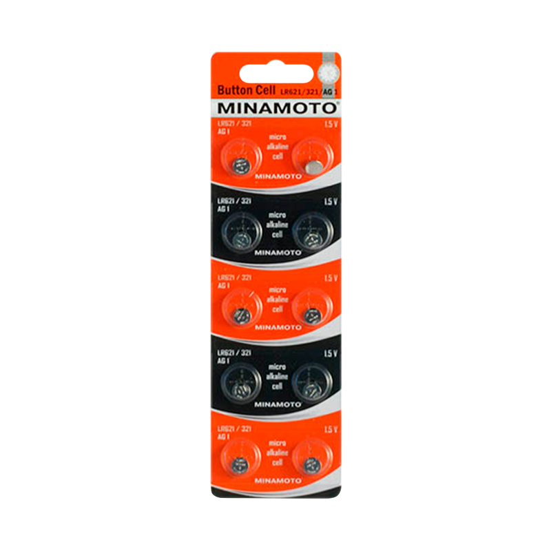 Батарейка Minamoto G1/LR621/LR60/364A/164 BL10 Alkaline 1.5V (10/200/10000)