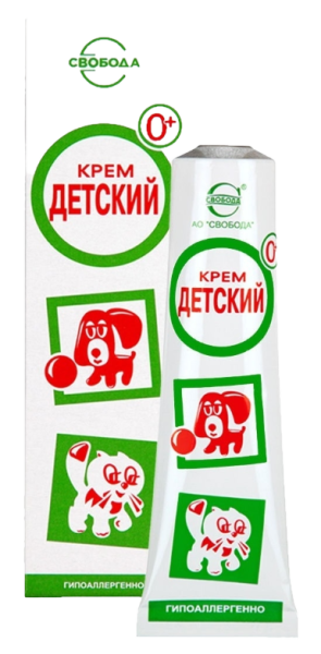 Крем Свобода Детский в тубе в футляре, 40г&nbsp;&nbsp;(1/5/30)