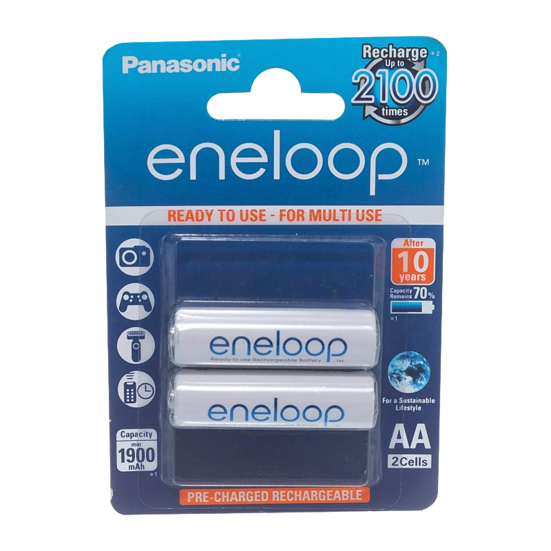 Аккумулятор предзаряженный RTU Panasonic R6 AA BL2 eneloop 2000mAh (2/16/192)