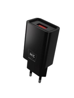 Сетевое З/У MORE CHOICE NC07a 1USB 2.0A с кабелем Type-C черный