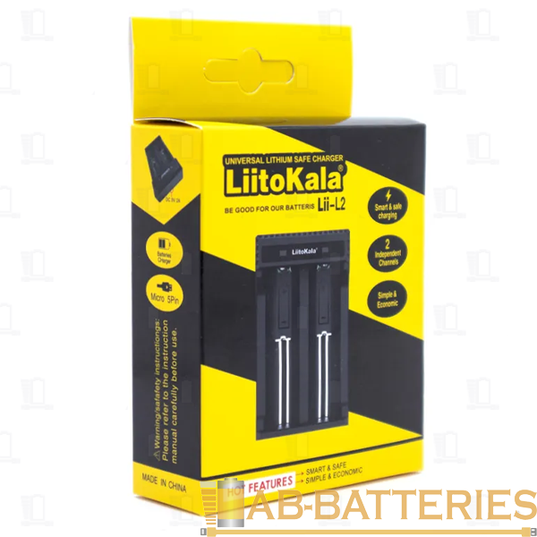 З/У для аккумуляторов LiitoKala Lii-L2 26650-10440 Li-ion 2 слота