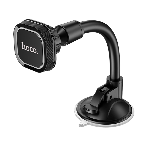 Держатель автомобильный HOCO CA55 присоска магнит черный (1/66)