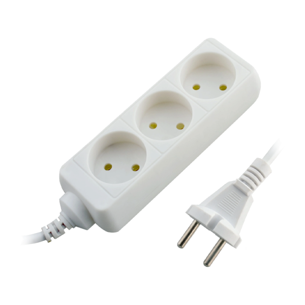 Удлинитель Старт S 3р.Б/З 10A 5.0м IP20 белый (1/20)