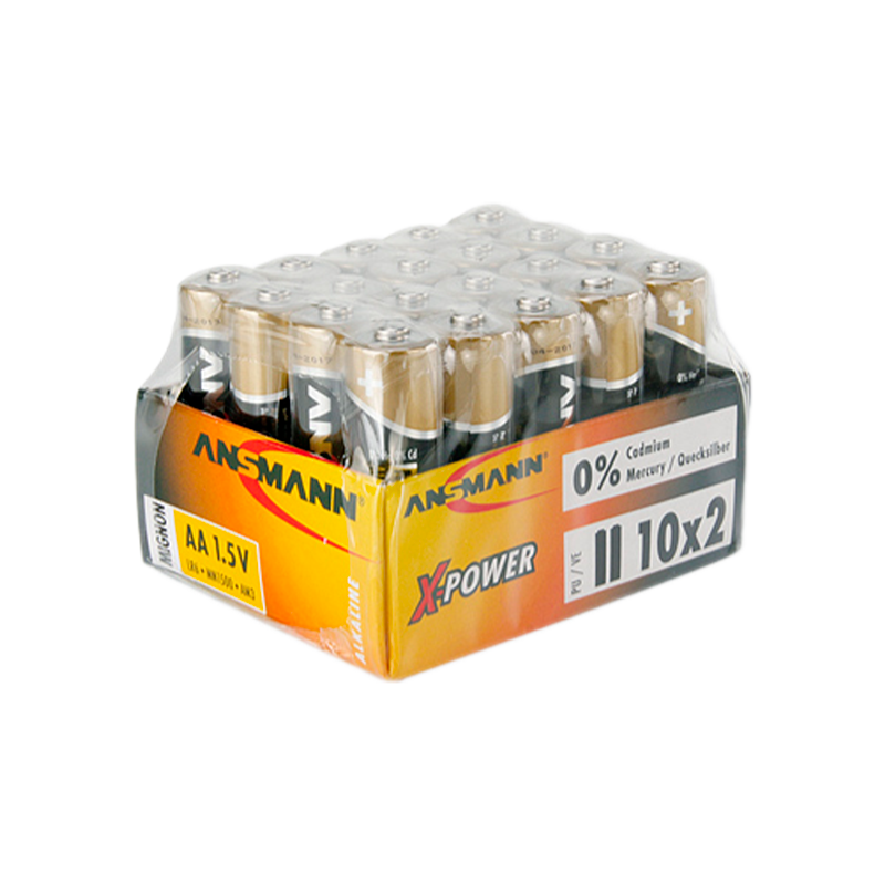 Батарейка ANSMANN X-POWER&nbsp;&nbsp;LR6 SR2, в упак 20 шт