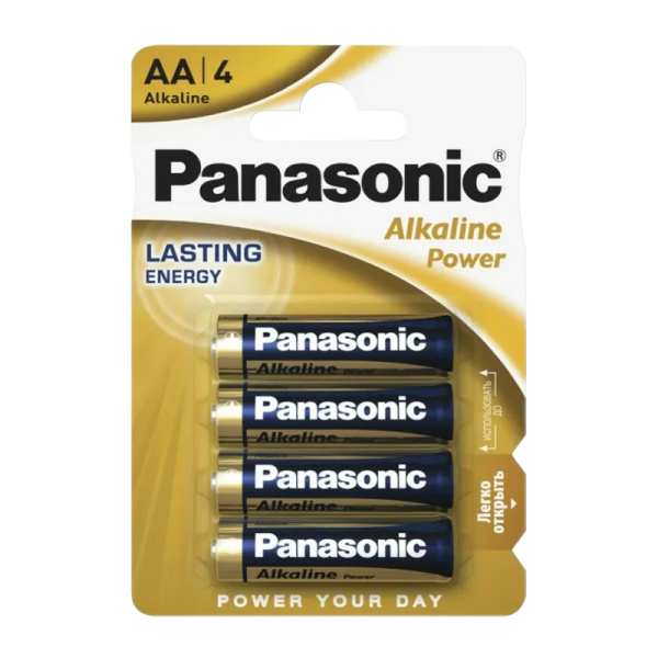 Батарейка Panasonic Power LR6 AA BL4 Alkaline 1.5V (4/48/240)