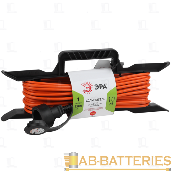 Удлинитель силовой ЭРА UFx 1р.Б/З 6A 10.0м ПВС 2x0.75мм² IP44 (1/10/240)