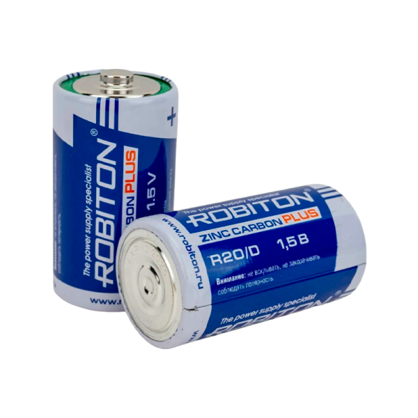 Батарейка ROBITON PLUS R-R20-SR2 R20 SR2&nbsp;&nbsp;в упак 12 шт (12/288)