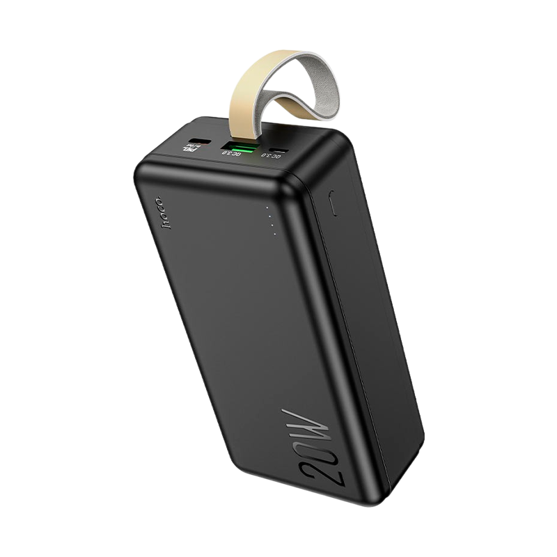 Внешний аккумулятор HOCO J87B 30000mAh 3.0A 20W 1USB/Type-C PD3.0 черный (1/20)