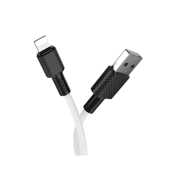 Кабель HOCO X29 USB (m)-Lightning (m) 1.0м 2.0A TPE белый (1/33/330)