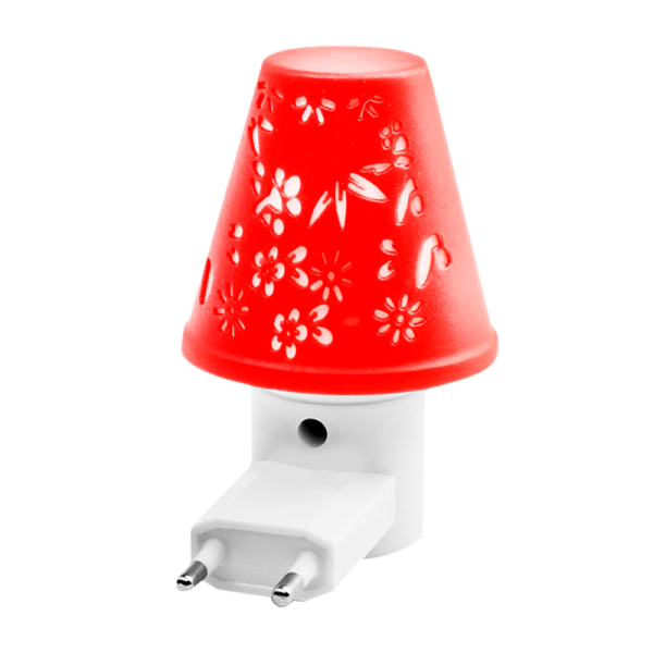 Ночник Camelion NL-193 "Светильник красный" 3LED 0.5W 220V в розетку (1/24/96)