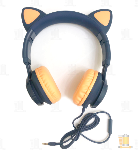 Наушники полноразмерные HOCO W36 Cat ear с микр. синий (1/30)