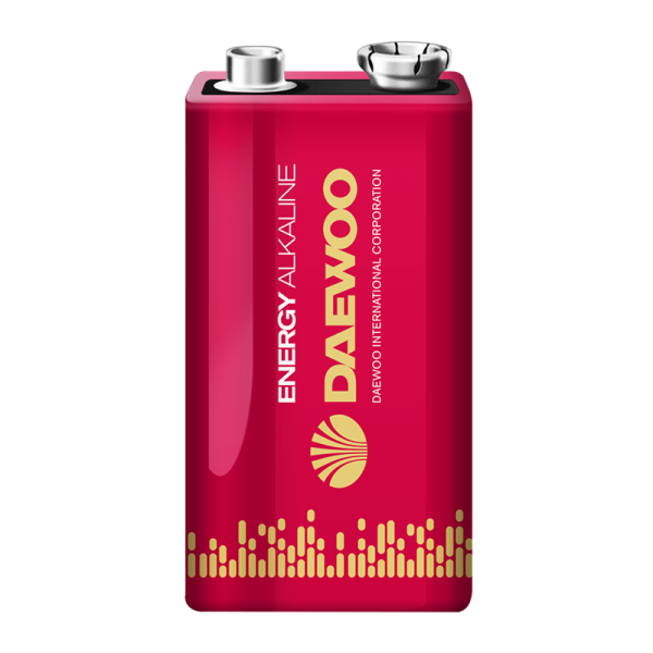 Батарейка Daewoo ENERGY Крона 6LR61 BL1 Alkaline 9V (1/12/144)