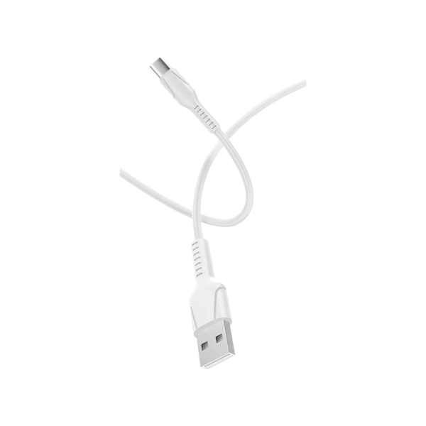 Кабель GoPower GP21T USB (m)-Type-C (m) 3.0A 27W силикон белый (1/200/800)