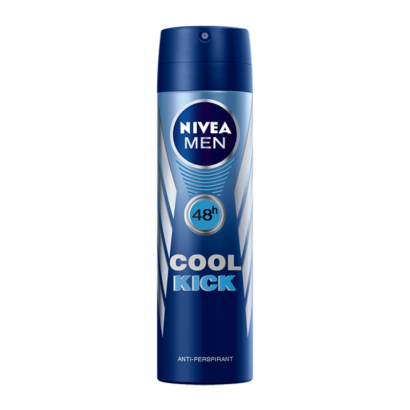 Дезодорант мужской Nivea Экстремальная свежесть (COOL KICK) спрей 150мл ENG (1/6)