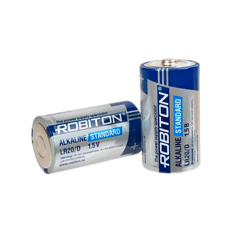 Батарейка ROBITON STANDARD LR20 BULK80, в упак 80 шт (80/160)