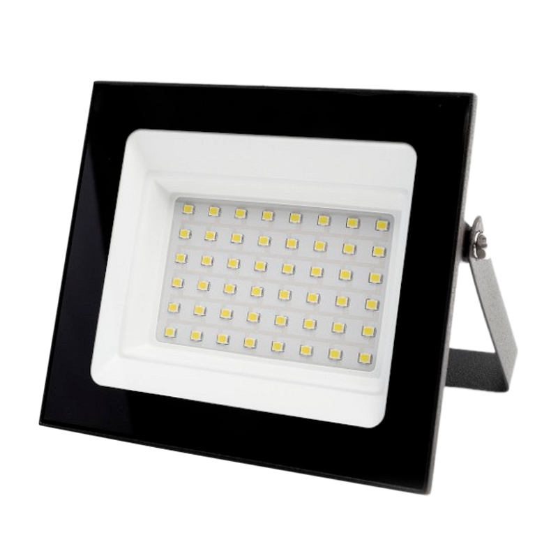 Прожектор светодиодный Ultraflash LFL-5002 C02 50W 230V IP65 6500К холодный черный (1/20)