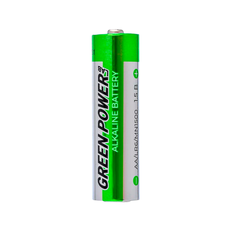 Батарейка GREEN POWERlab LR6 AA Shrink 4 Alkaline 1.5V (4/40/1000)