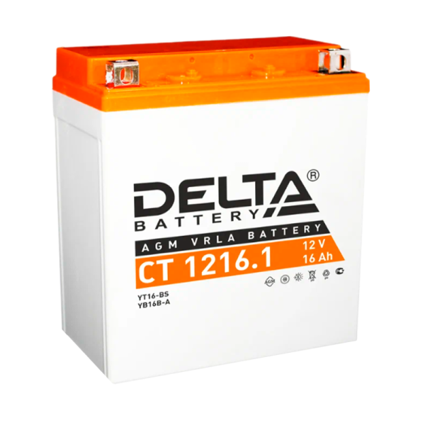 #Аккумулятор для мототехники Delta CT 1216.1 (1/4)
