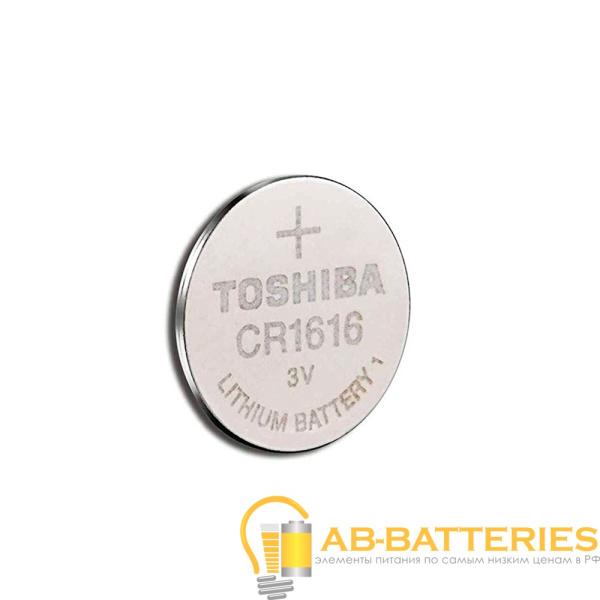 Батарейка Toshiba CR1616 BL5 Lithium 3V (5/100)
