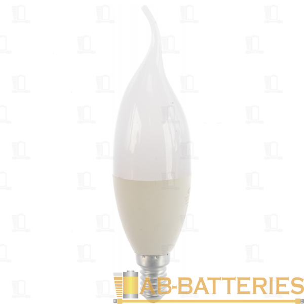 Лампа светодиодная Старт E14 7W 4000К 220-240V свеча на ветру Eco матовая (1/10/100)