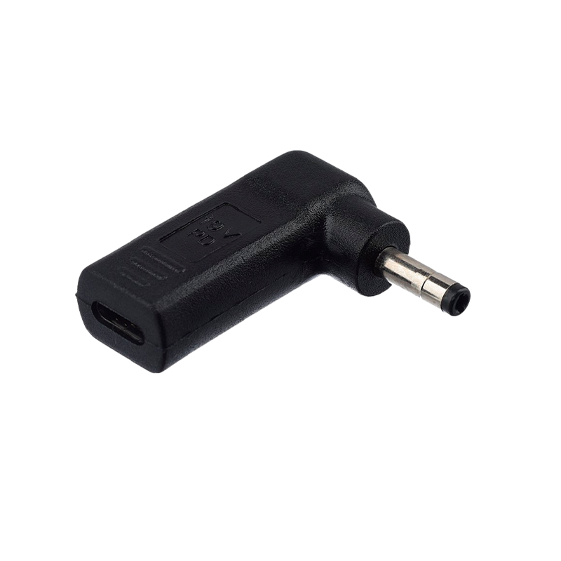 Адаптер GoPower Type-C (m)-4.0x1.7mm (m) черный