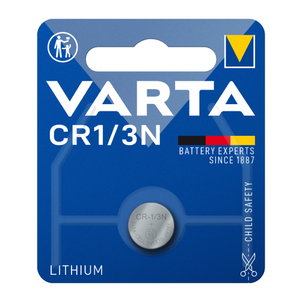 Батарейка Varta ELECTRONICS CR1/3N BL1 Lithium 3V (6131) (1/10/100)