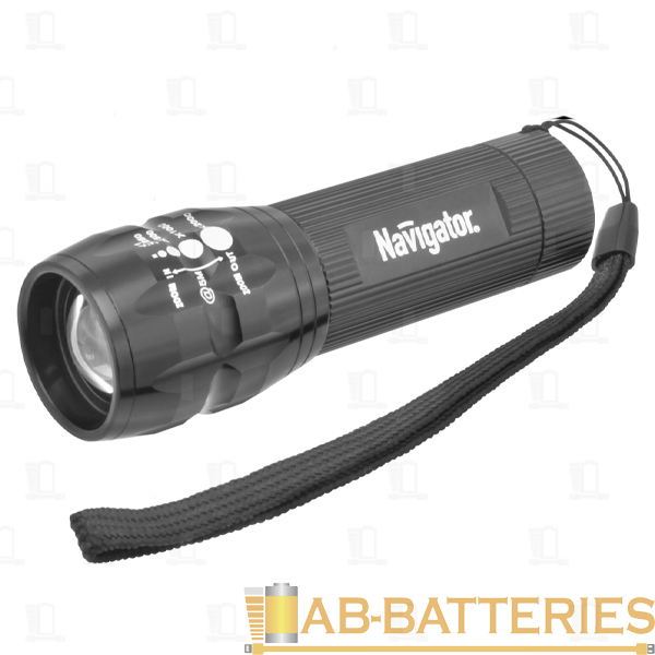 Фонарь универсальный Navigator NPT-CM03 3W 1LED от аккумулятора IPX4 3 режима черный