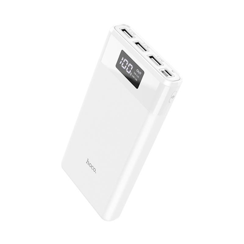 Внешний аккумулятор HOCO B35E 30000mAh 2.0A 3USB/Type-C белый (1/30)