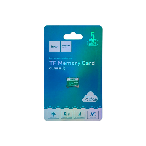 Карта памяти microSD HOCO 256GB Class10 A1 UHS-I (U3) 100 МБ/сек V30 (1/100)
