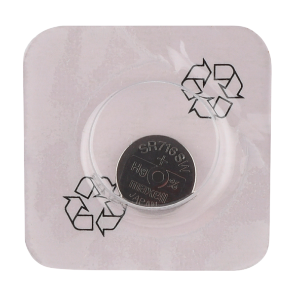 Батарейка Maxell 315 (SR716SW) BL1 Silver Oxide 1.55V 0%Hg (1/10/100)