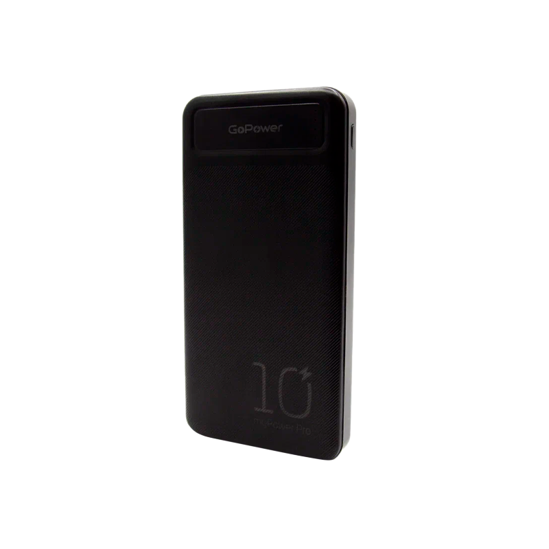 *Внешний аккумулятор GoPower PB2U myPower Pro 10000mAh черный 