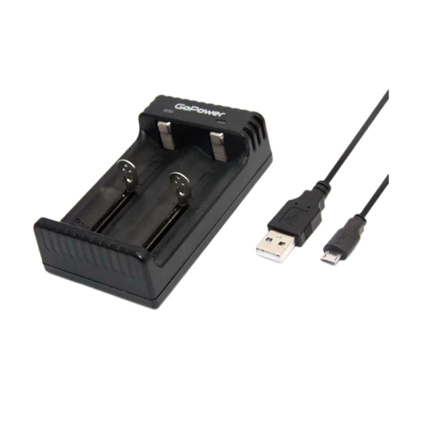 З/У для аккумуляторов GoPower LiCharger 4 Ni-MH/Ni-Cd/Li-ion/IMR 2 слота (1/100)