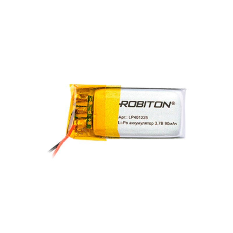 Аккумулятор ROBITON LP401225 3.7В 90mAh PK1 (1/250)