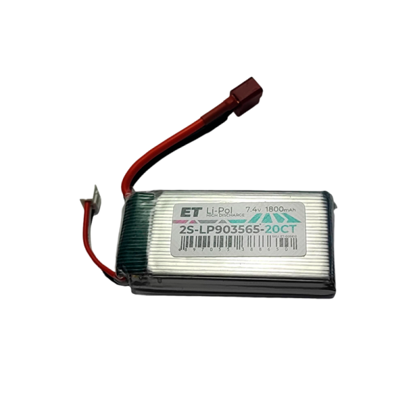 Аккумулятор ET 2S-LP903565-20CT Li-Pol, 7.4В, 1800мАч (1/100)