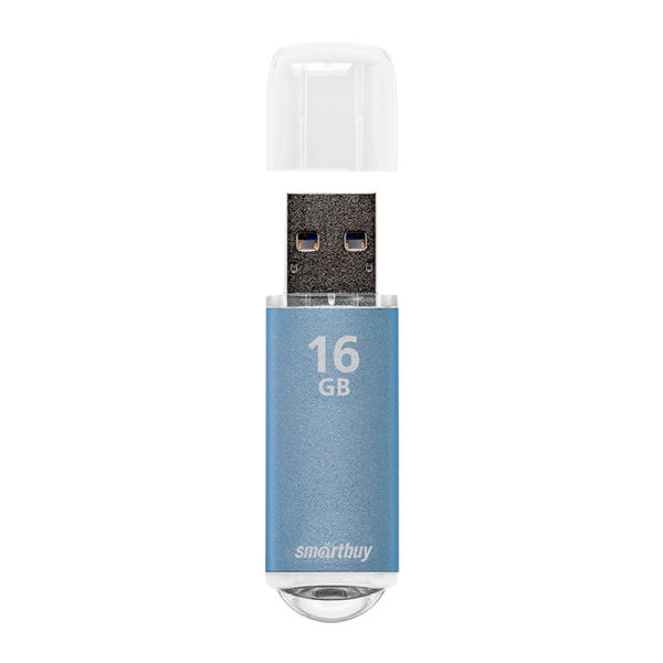 Флеш-накопитель Smartbuy V-Cut 16GB USB2.0 пластик синий