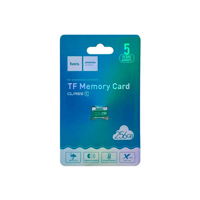 Карта памяти microSD HOCO 256GB Class10 A1 UHS-I (U3) 100 МБ/сек V30 (1/100)