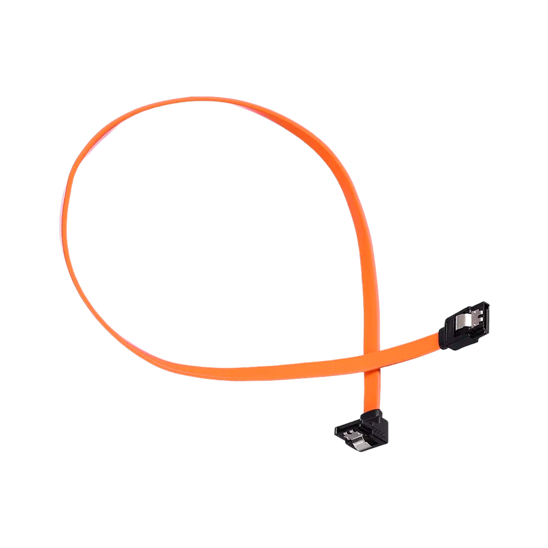 Кабель GoPower SATA (m)-SATA (m) 0.5м силикон ver.3.0 оранжевый в пакете (1/250)